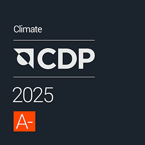 CDP 2025 score badge