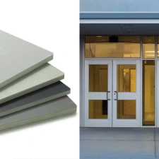 ballistic panels and building entrance