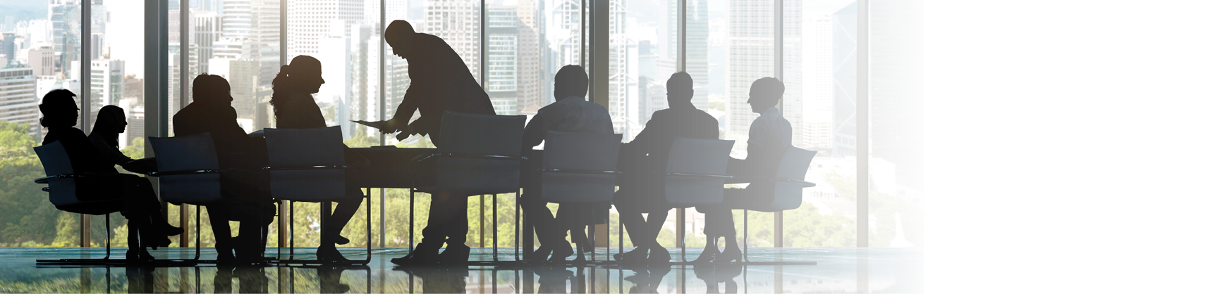 Business People Silhouette Conference Brainstorming Teamwork Connection Concepts